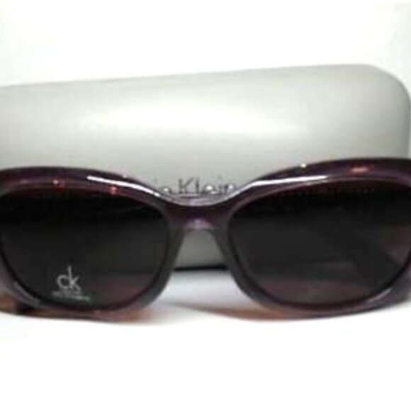 Calvin Klein Women's 3131S/56 Purple Translucent Sunglasses - Picture 4 of 4